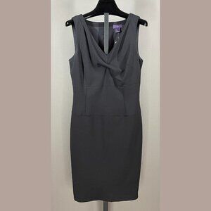 NEW NYDJ Dress Womens 6 black pencil sheath classic cocktail preppy